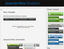 Tablet Screenshot of absolutejavascriptmenu.com